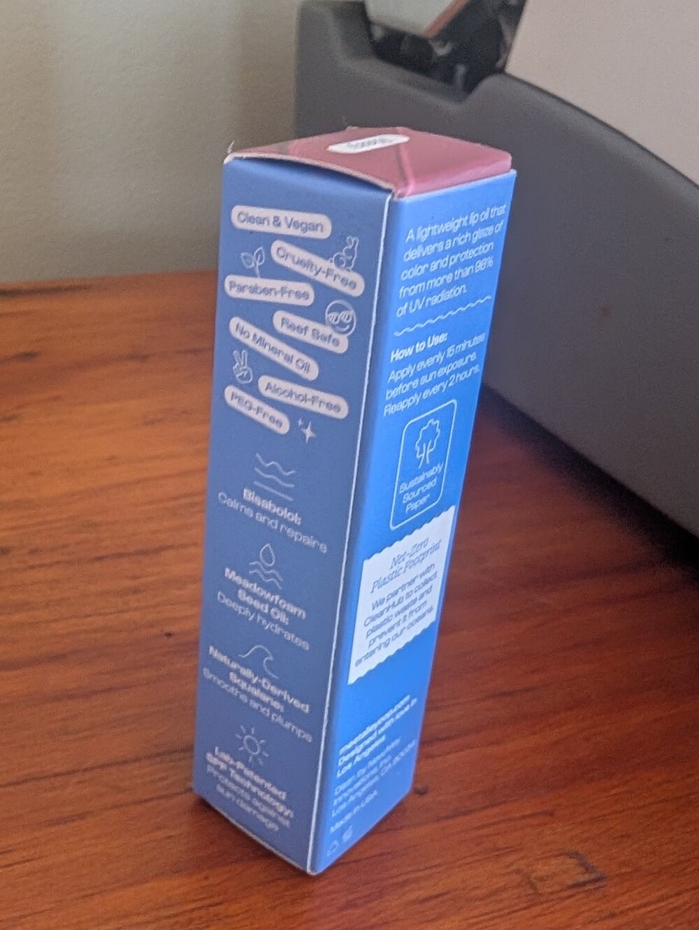 NIB alleyoop Sun Serum SPF Lip Oil FULL SIZE - Picture 2 of 6
